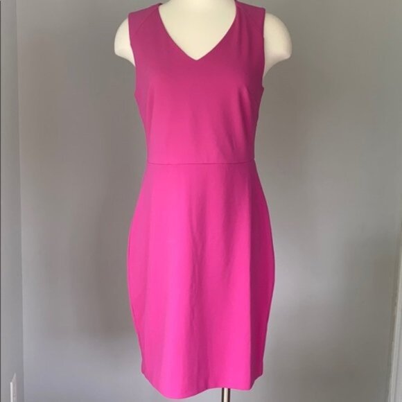 Elegant Pink Sleeveless Dress - Picture 1 of 7